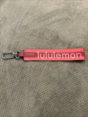 lululemon athletica Pink and Dark Pink Wrist Key Strap